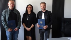 Przebudowa i rozbudowa nawierzchni dróg gminnych: Sąpy - Warszewo, Borzynowo - Warszewo - Zastawno. 