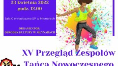 XV Przegląd Zespołów Tańca Nowoczesnego- Młynary 2022