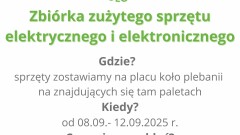 Zbiórka zużytego sprzętu elektrycznego i elektronicznego na rzecz polskich misjonarzy