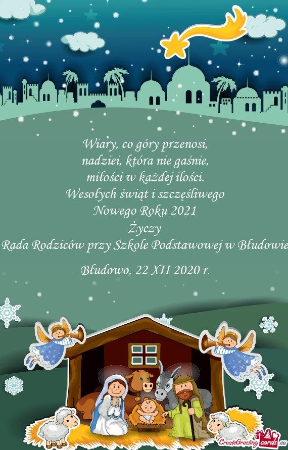 Życzenia Świąteczne od Rady Rodziców przy Szkole Podstawowej w Błudowie