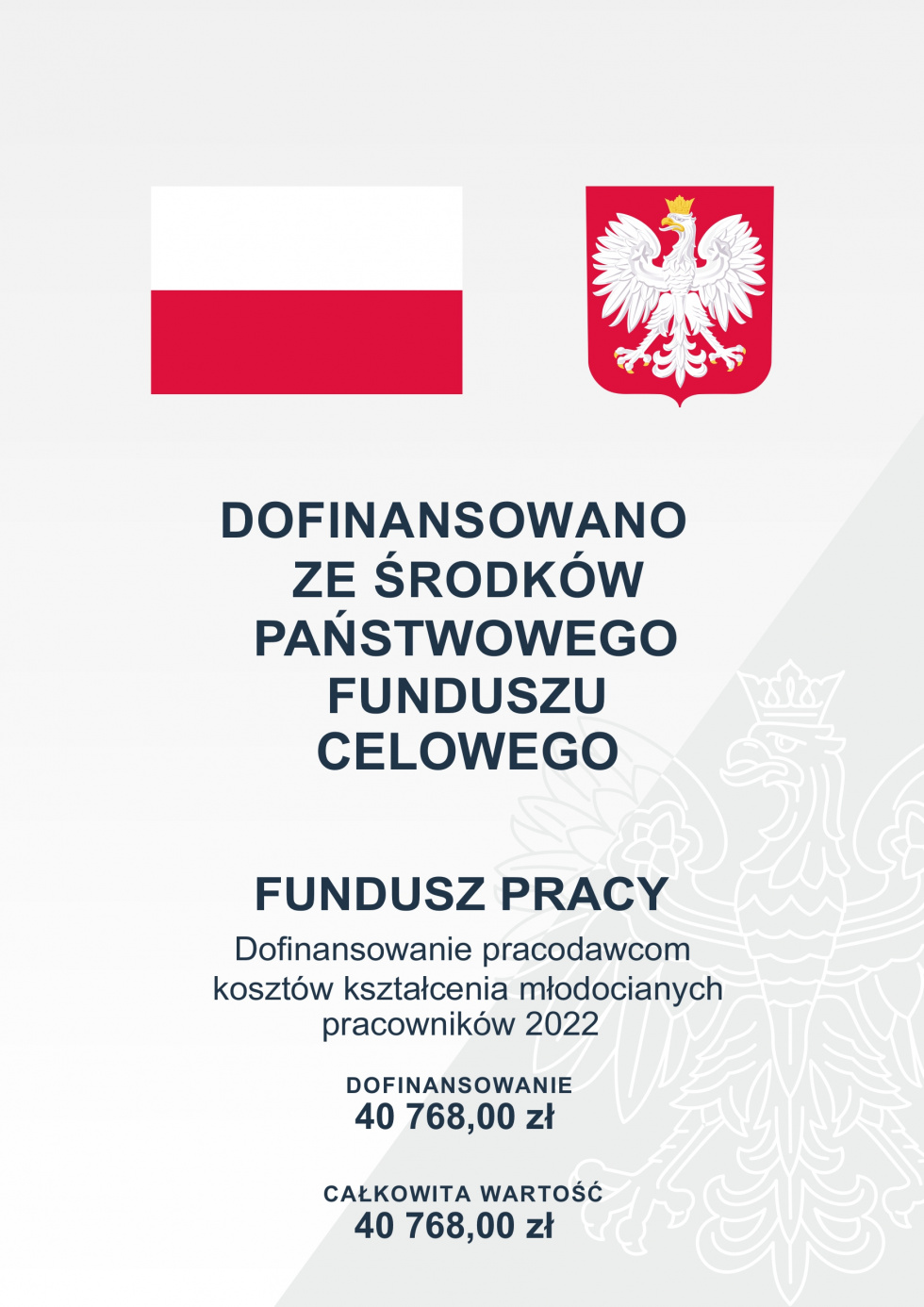 Dofinansowanie pracodawcom kosztów kształcenia młodocianych pracowników w 2022