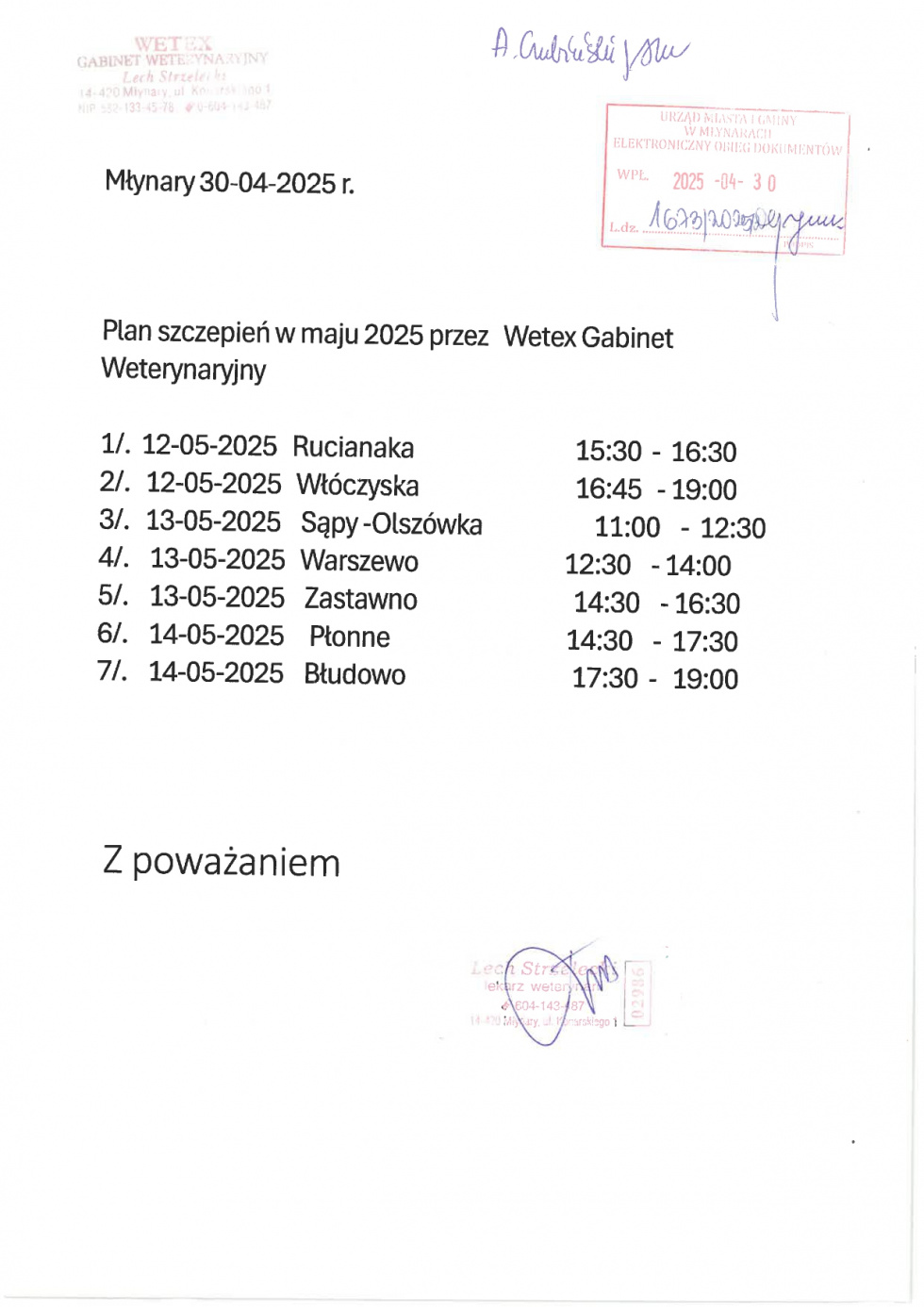 Harmonogram szczepienia psów 