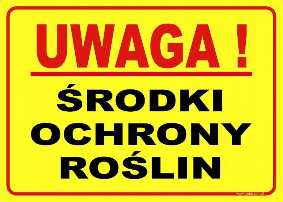  Informacja o możliwości oddania odpadów po środkach ochrony roślin.
