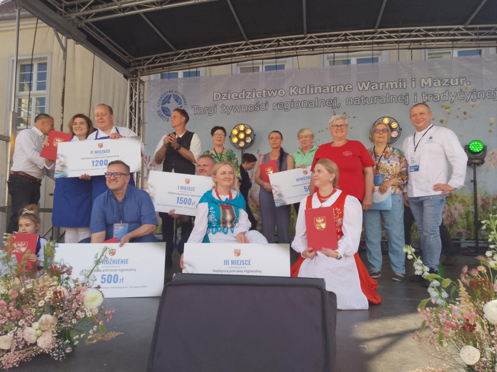KGW Nowe Monasterzysko - III miejsce w konkursie "Nasze Kulinarne Dziedzictwo-Smaki Regionów".