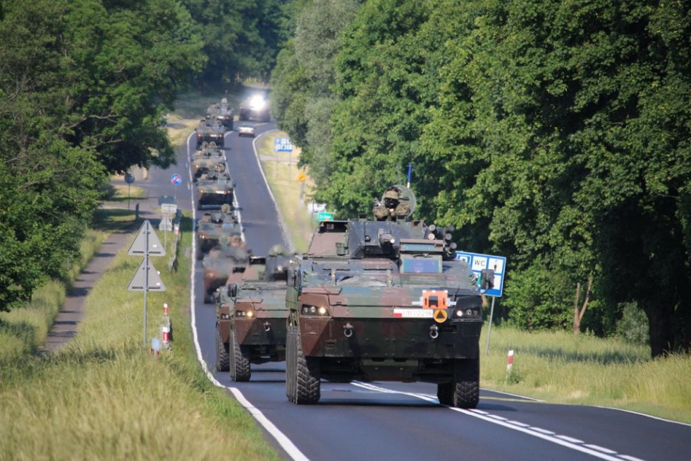 Komunikat- wzmożony ruch pojazdów wojskowych.