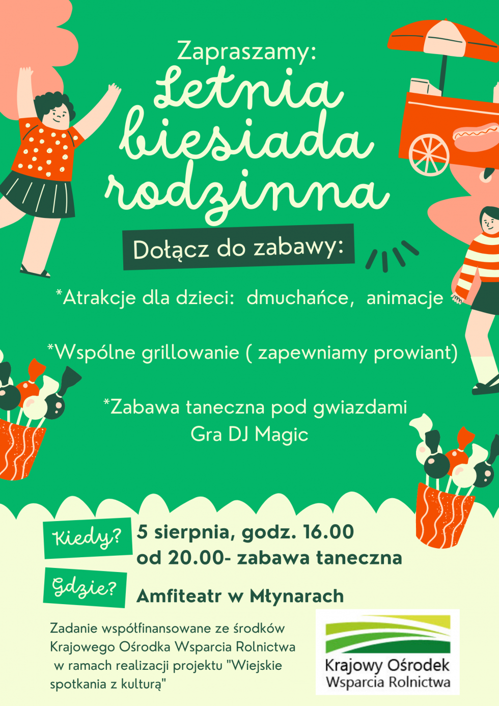 Letnia Biesiada Rodzinna- 5 sierpnia, godz. 16.00