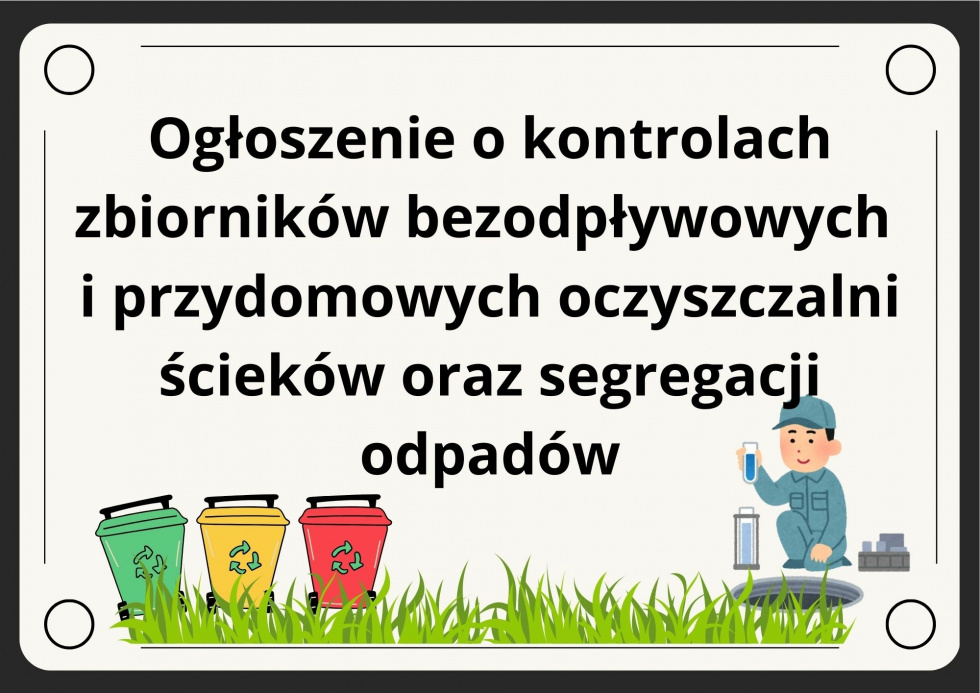 Ogłoszenie o kontrolach.