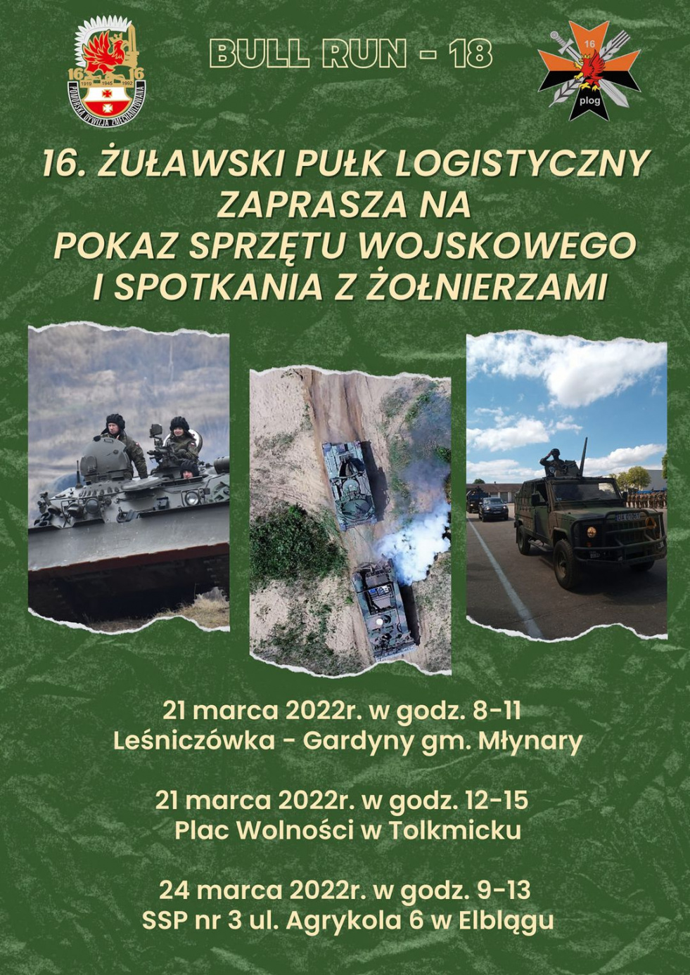 Pokaz sprzętu wojskowego.