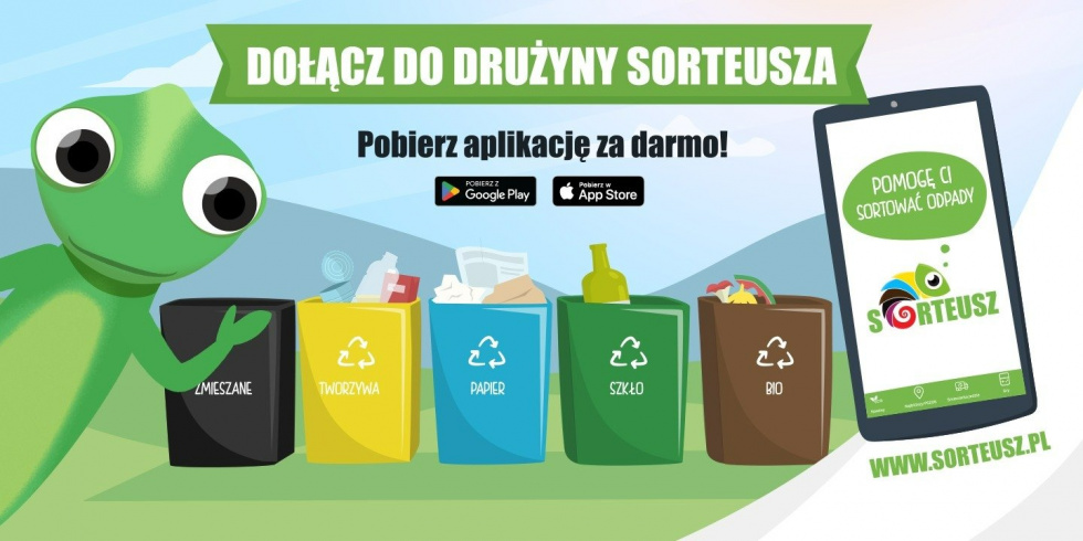 Sorteusz informuje, jak się poprawnie sortuje.