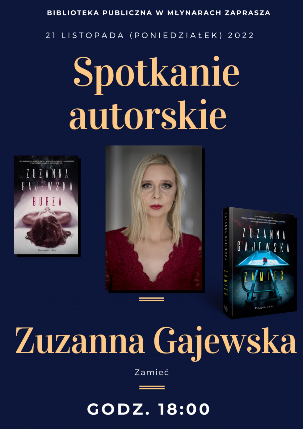 Spotkanie autorskie z Zuzanną Gajewską.