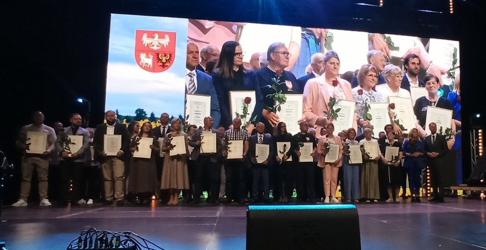 Sołtys Sołectwa Kwietnik wyróżniona podczas Samorządowego Forum Sołtysów.