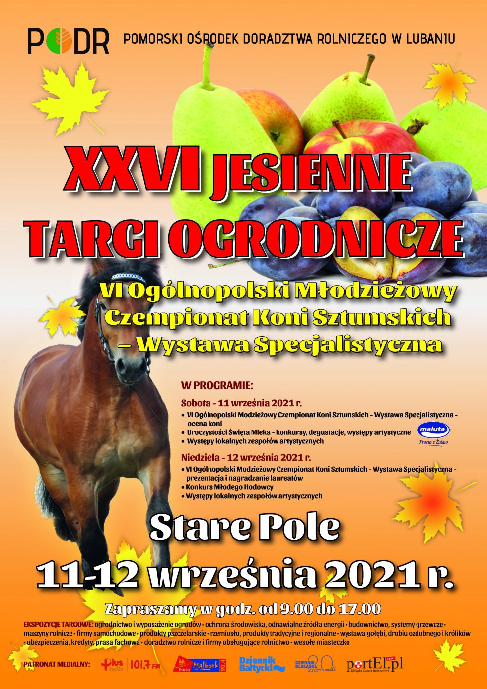 XXVI Jesienne targi ogrodnicze 11-12 września 2021 r. Stare Pole