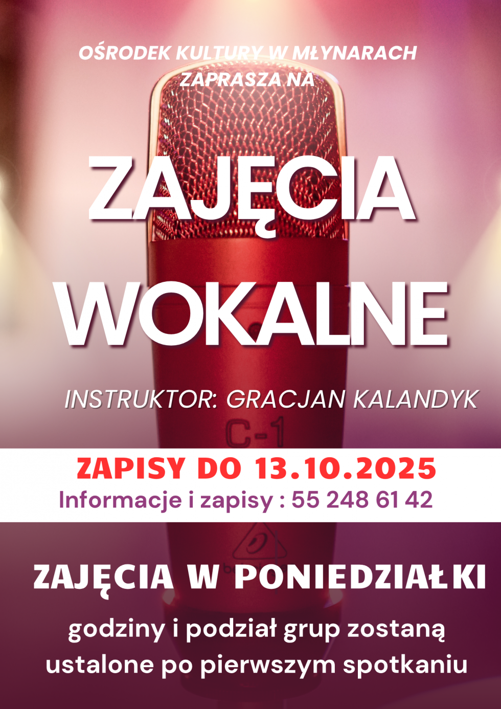 Zajęcia wokalne