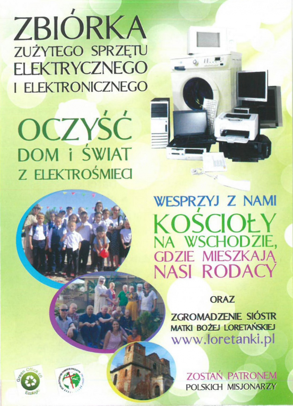 Zbiórka odpadów elektrycznych i elektronicznych.