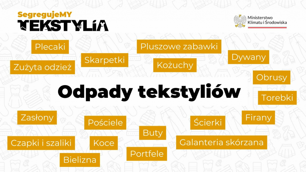 Zbiórka tekstyliów na terenie gminy Młynary