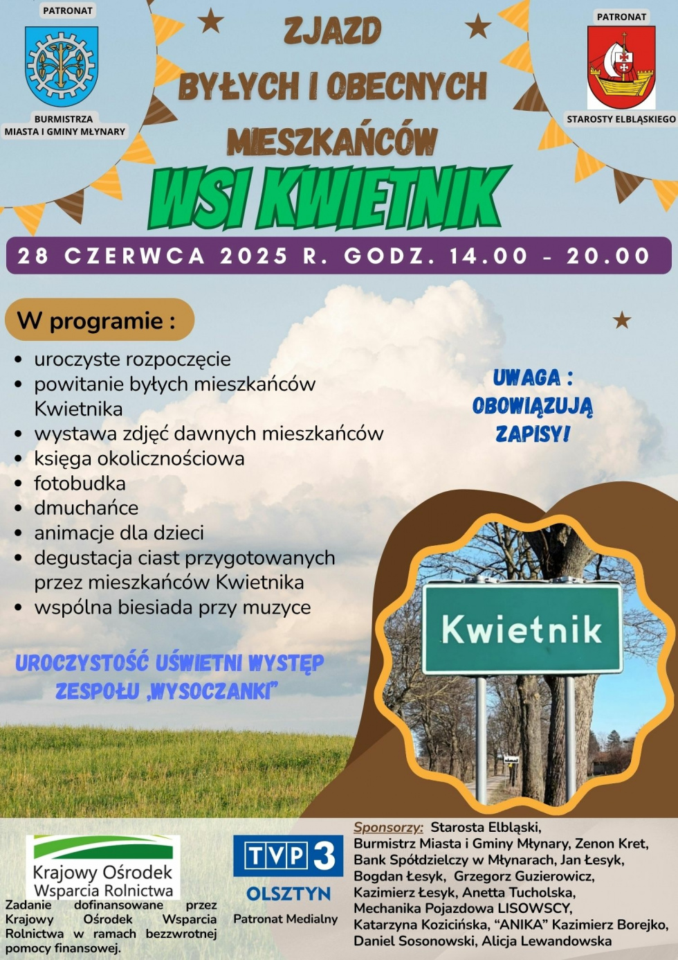 Zjazd byłych i obecnych mieszkańców wsi Kwietnik.