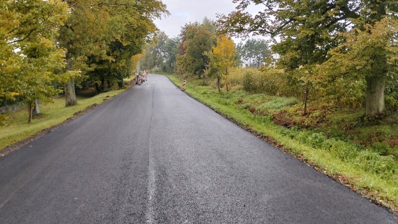 Remont drogi Młynary - Kobyliny.